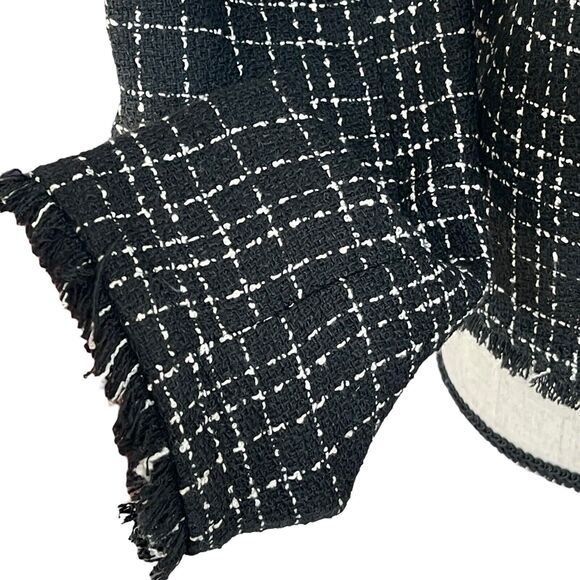 Calvin Klein SZ 2 Blazer Jacket Open Front Long Sleeve Pockets Unlined Womens - Picture 3 of 9